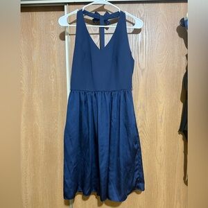 White by Vera Wang Midnight Blue Gown